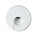 Luminaire d'encastrement mural  STAIR 68 SCCT rond IP40, blanc mat gradable
