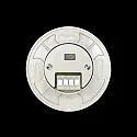 Luminaire d'encastrement mural  STAIR 68 SCCT rond IP40, blanc mat gradable