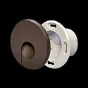 nobilé Luminaire d'encastrement mural  STAIR 68 SCCT rond IP40, noir mat gradable