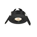 Plafonnier encastré LED MINI SPOT 40SR 350MA plat, pivotant, commutable IP20, noir gradable