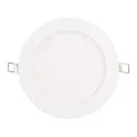 Downlight encastrable LED PANEL FLAT 145 R SCCT MP rond, CCT Switch, commutable, multipower IP44, blanche 