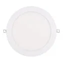 Downlight encastrable LED PANEL FLAT 225 R SCCT MP plat, commutable, multipower IP44, blanche 