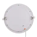 nobilé Downlight encastrable LED PANEL FLAT 225 R SCCT MP plat, commutable, multipower IP44, blanche 