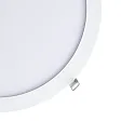 nobilé Downlight encastrable LED PANEL FLAT 300 R 830 350MA PRISM rond, UGR < 19, bloc d'alimentation exclusif IP20, blanche gradable