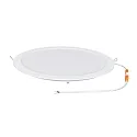 nobilé Downlight encastrable LED PANEL FLAT 300 R 830 350MA PRISM rond, UGR < 19, bloc d'alimentation exclusif IP20, blanche gradable
