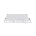 nobilé Downlight encastrable LED PANEL FLAT 300 Q 830 350MA PRISM angulaire, UGR < 19, bloc d'alimentation exclusif IP20