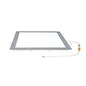 nobilé recessed downlight LED PANEL FLAT 300 Q 840 350MA PRISM square, UGR < 19, excl. LED driver IP20, mat, titanium dimmable