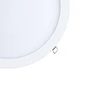 recessed downlight LED PANEL FLAT 300 R SCCT 350MA PRISM round, CCT Switch, UGR < 19, excl. LED driver IP20, black dimmable