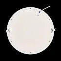 recessed downlight LED PANEL FLAT 300 R SCCT 350MA PRISM round, CCT Switch, UGR < 19, excl. LED driver IP20, black dimmable