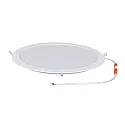 Downlight encastrable LED PANEL FLAT 300 R TUN 827-865 350MA PRISM rond, Tunable White, UGR < 19