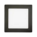 Downlight de surface LED PANEL FLAT 170 Q SCCT MP angulaire, CCT Switch, commutable, multipower IP44, noir 