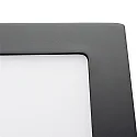 Downlight de surface LED PANEL FLAT 170 Q SCCT MP angulaire, CCT Switch, commutable, multipower IP44, blanche 
