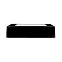 nobilé Downlight de surface LED PANEL FLAT 170 Q SCCT DIM angulaire, CCT Switch IP44, noir gradable
