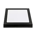 Downlight de surface LED PANEL FLAT 220 Q SCCT MP angulaire, CCT Switch, commutable, multipower IP44, blanche 