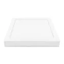 nobilé Downlight de surface LED PANEL FLAT 300 Q SCCT MP angulaire, CCT Switch, commutable, multipower IP44, blanche 