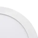 nobilé Downlight de surface LED PANEL FLAT 300 R SCCT MP rond, CCT Switch, commutable, multipower IP44, blanche 