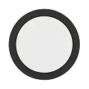 Downlight de surface LED PANEL FLAT 300 R SCCT DIM C rond, CCT Switch IP44, noir gradable