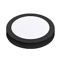 nobilé Downlight de surface LED PANEL FLAT 300 R SCCT DIM C rond, CCT Switch IP44, noir gradable