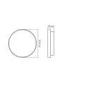 Luminaire de surface WD 300 R MP SENSOR RF avec capteur, CCT Switch, contrôlable par radio, commutable, multipower IP44, noir 