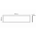 nobilé Panneau à LED LED PANEL FLAT R2 dimmable, gradable 40W 3400lm 3000K 120° 120° CRI >80