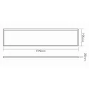 nobilé Panneau à LED LED PANEL FLAT R2 commutable, 38W down: 2700lm / up: 1200lm 4000K 120° 120° CRI > 80