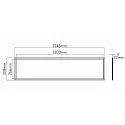 nobilé Panneau à LED LED PANEL FLAT R2 dimmable, gradable 34W down: 2800lm / up: 1200lm 3000K 120° 120° CRI > 80
