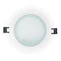 Panneau à LED LED GLAS PANEL 160R DTW Dim-To-Warm, gradable 10W 50 - 850lm 2000 - 3000K 120° 120° CRI >80