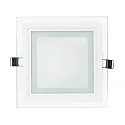 Panneau à LED LED GLAS PANEL 160Q DTW Dim-To-Warm, gradable 11W 50 - 850lm 2000 - 3000K 120° 120° CRI >80