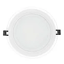 Panneau à LED LED GLAS PANEL 200R DTW rond, Dim-To-Warm, gradable 14W 60 - 1150lm 2000 - 3000K 120° 120° CRI >80