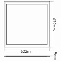 nobilé Panneau à LED PANEL Q2S UGR<19 pour VDU, UGR < 19, commutable blanche