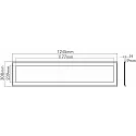 nobilé Panneau à LED LED PANEL R2S UGR <19 pour VDU, UGR < 19, commutable blanche