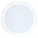 Downlight encastrable LED PANEL FLAT 105 R 350MA IP44 rond, bloc d'alimentation exclusif IP44, blanche gradable