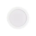 Downlight encastrable LED PANEL FLAT 130 R 840 350MA OPAL standard, rond, bloc d'alimentation exclusif IP20, blanche gradable