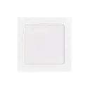 Downlight encastrable LED PANEL FLAT 130 Q 830 350MA OPAL angulaire, standard, bloc d'alimentation exclusif IP20