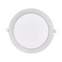Downlight encastrable LED PANEL FLAT 190 R 840 350MA OPAL standard, rond, bloc d'alimentation exclusif IP20, mat