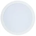 Downlight encastrable LED PANEL FLAT 175 R 350MA IP44 rond, bloc d'alimentation exclusif IP44, blanche gradable