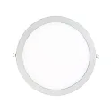 recessed downlight LED PANEL FLAT 300 R 840 350MA OPAL standard, round, excl. LED driver IP20, mat, titanium dimmable