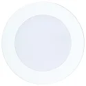 Downlight encastrable LED PANEL FLAT 50 R 350MA IP44 rond, bloc d'alimentation exclusif IP44, blanche gradable