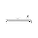 nobilé Luminaire pour locaux humides SCCT 120 multipower IP65, gris 