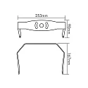 nobilé Support pour LED HIGH BAY 46, noir 