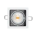 Lumière encastrée LED MINI KARDAN E1 BIO à 1 flamme, pivotant, dimmable IP40, dégager, noir 