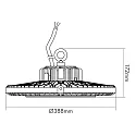 nobilé LED Hallentiefstrahler LED HIGH BAY 115, IP65 IK10, 100W 4000K 11500lm 120°, dimmable, black