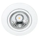 Downlight C 3830 pivotant IP20, blanche gradable