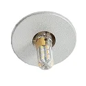 Plafonnier encastré C 392 G4 IP20, titane gradable