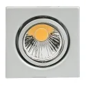 Downlight D 3830 Q pivotant IP20, chromé mat gradable