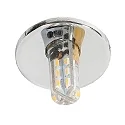 Downlight N 411 G4 IP20, chrome gradable