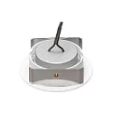 Downlight 5068 ECO FLAT SCCT 38° DIM C rond, pivotant, CCT Switch IP40