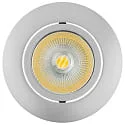 Downlight 5068 ECO FLAT SCCT 38° DIM C rond, pivotant, CCT Switch IP40, chromé mat gradable