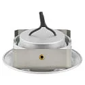 nobilé Downlight 5068 ECO FLAT SCCT 38° DIM C rond, pivotant, CCT Switch IP40, chromé mat gradable