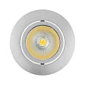 Downlight encastrable ECO FLAT 5068R DIM / 38° rond, CCT Switch, dimmable IP40, chromé mat gradable